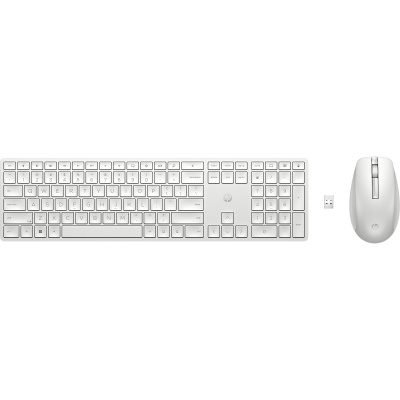 HP 650 Bezdrátová klávesnice a myš - bílá HUN