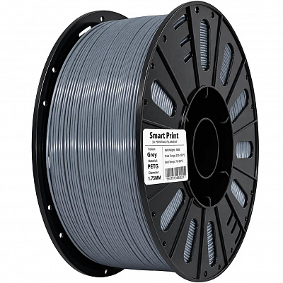 Smart Print FG-S188-E1, 3D filament, PETG, 1,75mm, 3000g, Sivý (Grey)