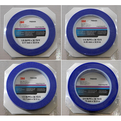 3M 471+ Maskovací PVC páska modrá (indigo) 6 mm x 33 m