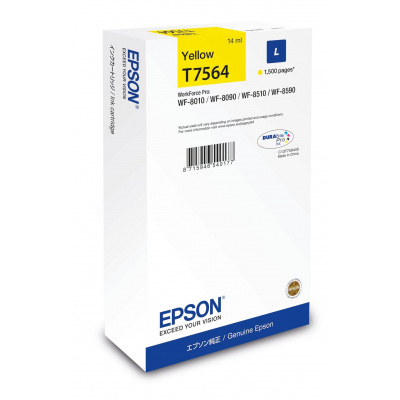 Epson T7564 L C13T75644N žltá (yellow) originálna cartridge