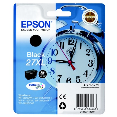 Epson T27114012, 27XL čierna (black) originálna cartridge