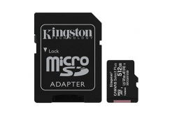Kingston paměťová karta Canvas Select Plus, 512GB, micro SDXC, SDCS2/512GB, UHS-I U1 (Class 10), s adaptérem, A1