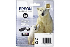 Epson T26314012, T263140, 26XL foto čierna (photo black) originálna cartridge