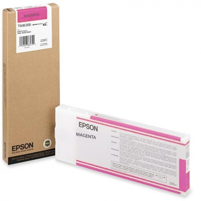 Epson C13T606300 purpurová (vivid magenta) originálna cartridge