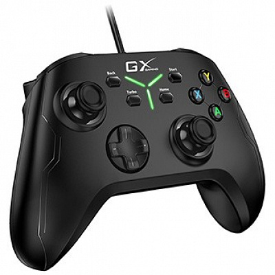 Gamepad Genius GX Gaming MaxFire GX-21UV, 18 tl., USB/PS3/PS4, čierny