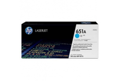 HP 651a CE341A azúrový (cyan) originálny toner