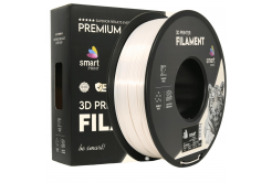 Smart Print FG-S184-E1, 3D filament, PLA Silk, 1,75mm, 1000g, Biely (Glamour)