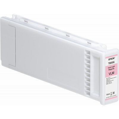 Epson T8006 C13T80060N svetlo purpurová (vivid light magenta) originálna cartridge
