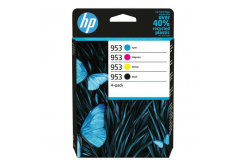 HP 953 6ZC69AE#301 farebná (CMYK) sada originálne cartridge