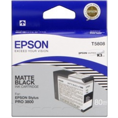 Epson T580800 matná čierna (matte black) originálna cartridge