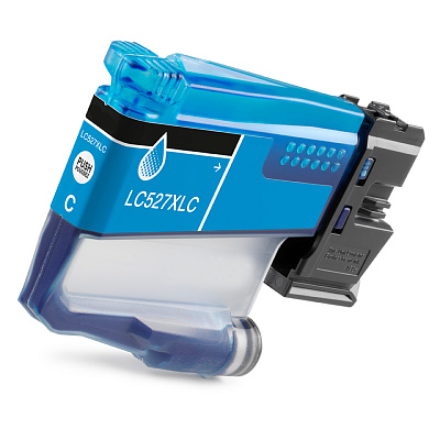 Brother LC-527XL C azúrová (cyan) kompatibilná cartridge