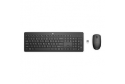 HP 230 multipack klávesnica bezdrôtová CZ, čierna s bezdrôtovou optickou myšou, AAA, multimediálny, 2.4 [GHz]