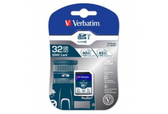 Verbatim 47021 Secure Digital Card Pro U3, pamäťová karta, SDHC, 32GB, UHS-I U3 (Class 10), V30, 