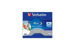 Verbatim 43735 BD-R Dual Layer, Jewel box, 50GB, 6x, s možnosťou potlače