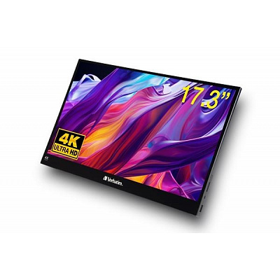 Verbatim PM-17-4K Prenosný dotykový monitor 17,3", 4K Ultra HD, Metal Housing