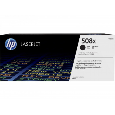 HP 508X CF360X čierný (black) originálny toner