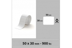 Niimbot štítky T 1EA01204102, 50x30mm 900ks Biele pre K3