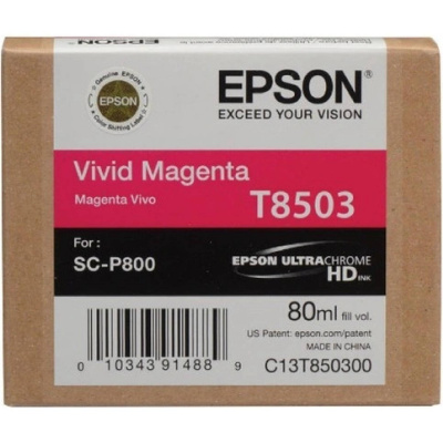 Epson T8503 C13T85030N purpurová (magenta) originálna cartridge