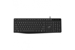 Genius KB-117S COPILOT, klávesnice CZ/SK, klasická, drátová (USB), černá