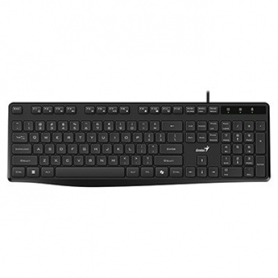 Genius KB-117S COPILOT, klávesnice CZ/SK, klasická, drátová (USB), černá