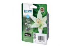 Epson T0595 svetlo azúrová (light cyan) originálna cartridge