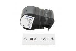 Brady M5C-1500-595-WT-BK / 170944, 38.10 mm x 7.62 m, Vinyl, čierna tlač / biely podklad