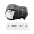 Brady M5C-1500-595-WT-BK / 170944, 38.10 mm x 7.62 m, Vinyl, čierna tlač / biely podklad