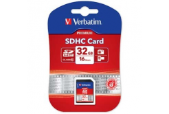 Verbatim 43963 Secure Digital Card Premium U1, pamäťová karta, SDHC, 32GB, UHS-I U1 (Class 10), 
