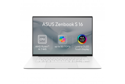 ASUS Zenbook S 16 OLED/UM5606GA-OLED382WZ/AI7-445/16"/2880x1800/T/32GB/1TB/AMD int/W11H/White/2R