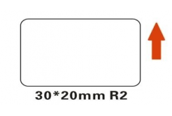 Niimbot štítky R A2A88658501, 30x20mm 320ks White pre B21
