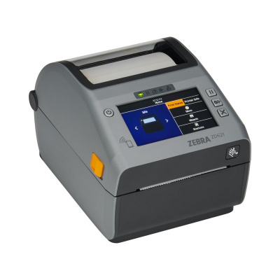 Zebra ZD621d ZD6A142-D1EF00EZ DT, 8 dots/mm (203 dpi), label printer, RTC, USB, USB Host, RS232, BT (BLE), Ethernet, peeler, grey (Successor GC420t)