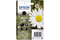 Epson originálna cartridge C13T18014012, T180140, black, 5,2ml, Epson Expression Home XP-102, XP-402, XP-405, XP-302