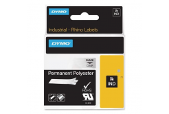 Dymo Rhino 622290, 19mm x 5,5m, čierna tlač / priehľadný podklad, originálna páska