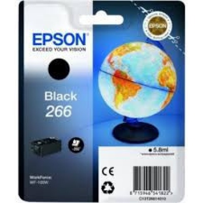 Epson T26614010, 266 čierna (black) originálna cartridge