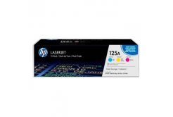 HP 125A CF373AM, azúrová/purpurová/žltá (cyan/magenta/yellow) originálny toner