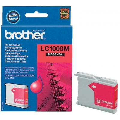Brother LC-1000M purpurová (magenta) originálna cartridge