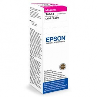 Epson T66434A C13T66434A purpurová (magenta) originálna cartridge