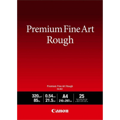 Canon Fine Art Rough 4562C001, 320 g/m2, A4, 25ks, matný, atramentový, biely, foto papier
