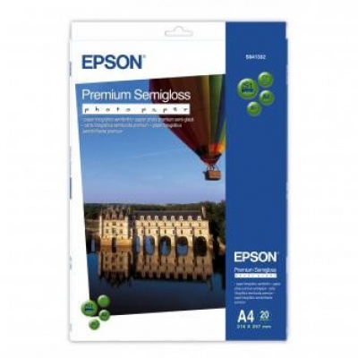 Epson Premium Semigloss Photo Paper, foto papír, pololesklý, bílý, Stylus Photo 880, 2100, A4,