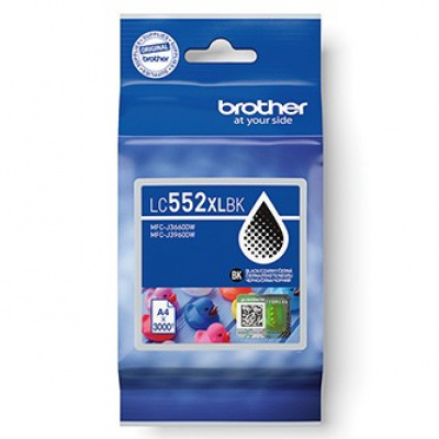Brother LC-552XLBK čierna (black) originálna cartridge