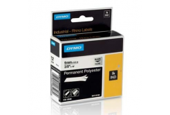 Dymo Rhino 18508, S0718160, 9mm x 5,5m čierna tlač / priehľadný podklad, originálna páska