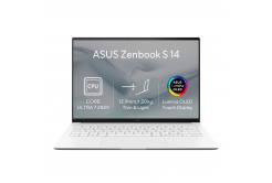 ASUS Zenbook S 14 OLED/UX5406SA-OLED701X/U7-258V/14"/2880x1800/T/32GB/512GB/Intel int/W11P/Biela/2R