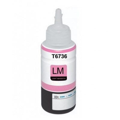 Epson T6736 svetlo purpurová (light magenta) kompatibilná cartridge