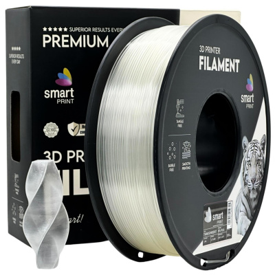 Smart Print FG-S20-E1, 3D filament, HS-PLA, 1,75mm, 1000g, Priesvitný (Transparent)