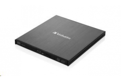 VERBATIM externá mechanika Slimline Blu-ray Rewriter USB 3.0 Zadarmo BR Disc 25GB (CD DVD BD Mdisc) +NERO