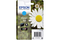 Epson originálna cartridge C13T18024012, T180240, cyan, 3,3ml, Epson Expression Home XP-102, XP-402, XP-405, XP-302