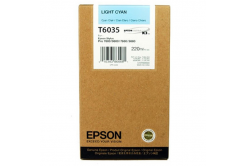 Epson C13T603500 svetlo azúrová (light cyan) originálna cartridge
