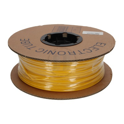Popisovacia PVC bužírka kruhová 3,6mm, žltá, 200m