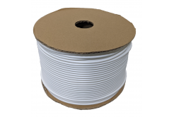 PVC označovacie rúrky okrúhle R30, 3,0mm, 90m, biela