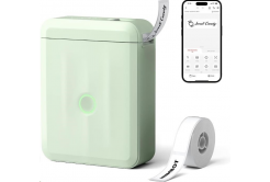 Niimbot D110-M Smart 1AA56291608, štítkovač, zelený + role etikiet